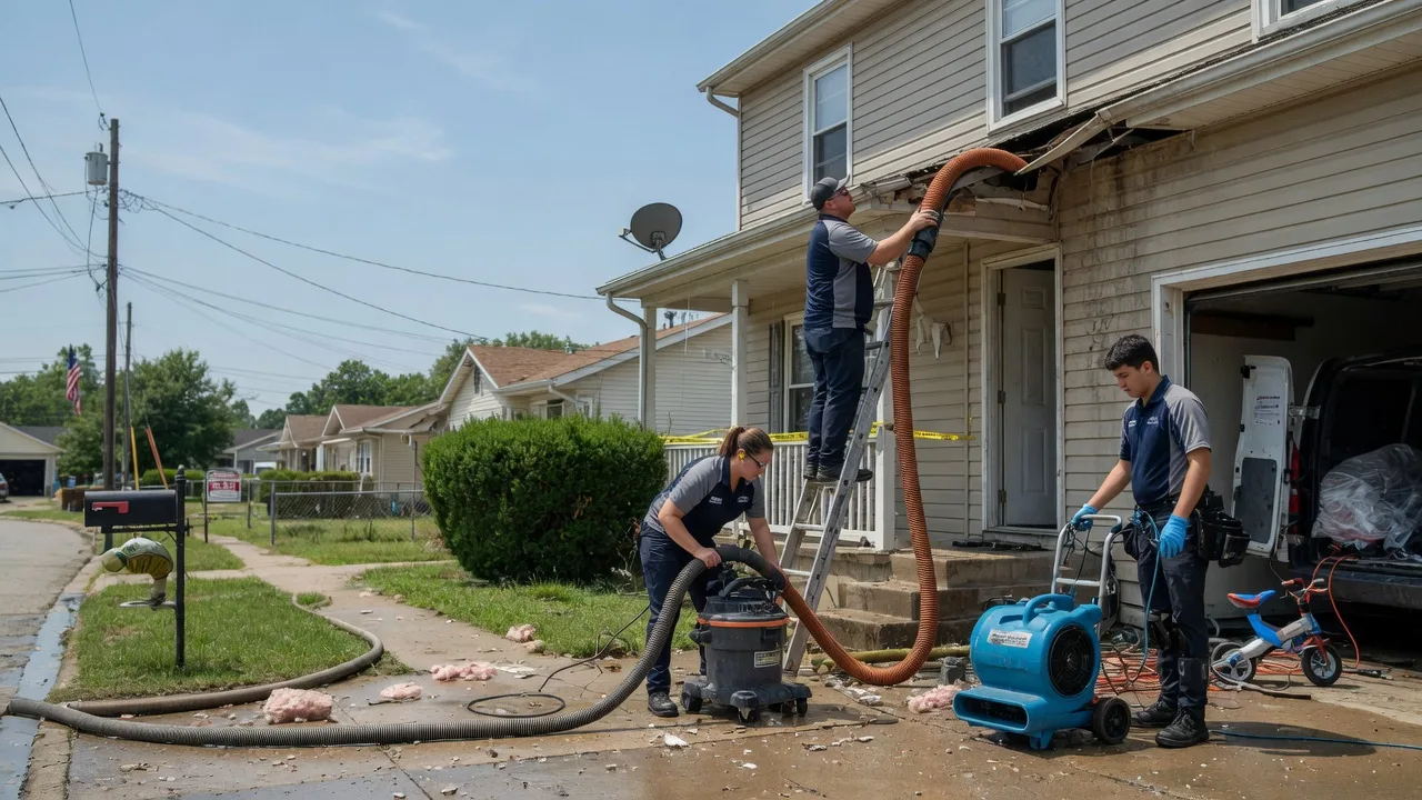 Water Damage Restoration in Middletown, IL near me